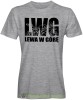 LWG Lewa w górę Motocykl, szara męska koszulka, koszulka dla motocyklisty, koszulki na motocykl, koszulka na motocykl, męska koszulka na motocykl na prezent dla miłośnika motocykli.jpg