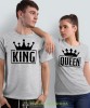 King Queen, szare koszulki dla par, dla męża, dla żony, dla chłopaka, dla dziewczyny, dla zakochanych, dla par, walentynki, fajne koszulki, t-shirty dla par, mucha nie siada, mns.jpg