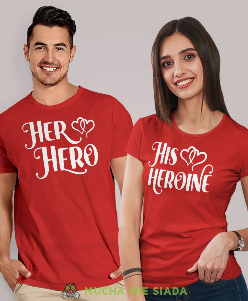 Hero zabawne koszulki dla par, czerwone koszulki dla par, dla męża, dla żony, dla chłopaka, dla dziewczyny, dla zakochanych, dla par, walentynki, fajne koszulki, t-shirty dla par, mucha nie siada, mns.jpg