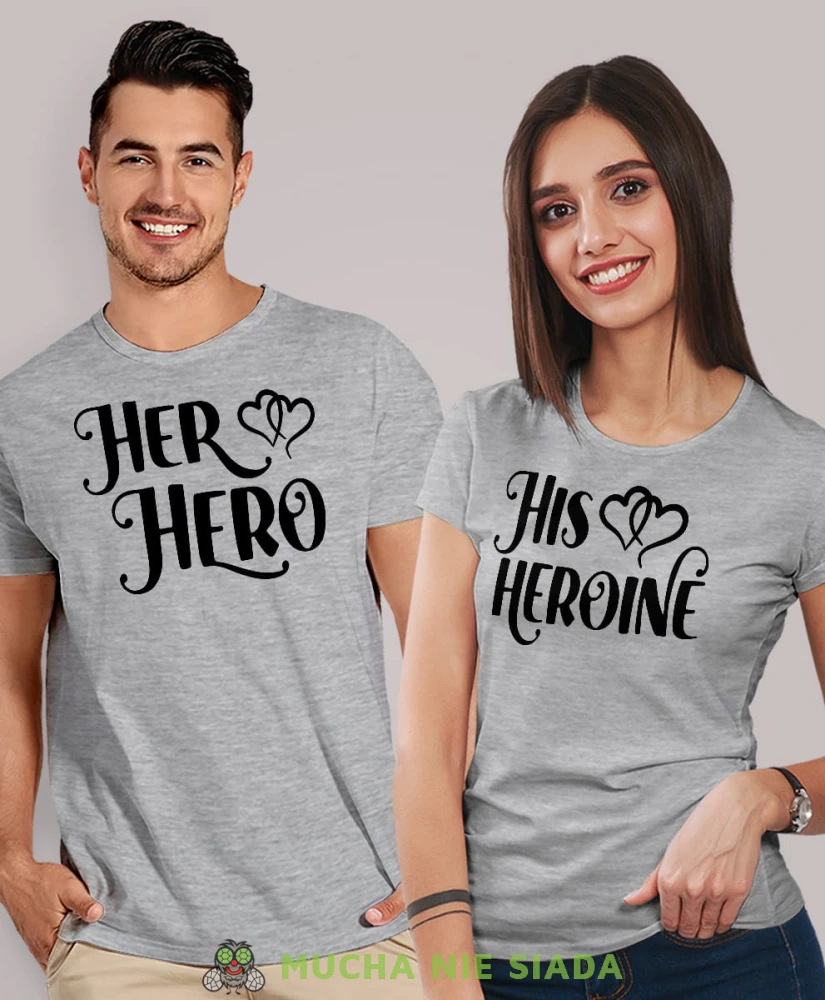 Hero zabawne koszulki dla par, szare koszulki dla par, dla męża, dla żony, dla chłopaka, dla dziewczyny, dla zakochanych, dla par, walentynki, fajne koszulki, t-shirty dla par, mucha nie siada, mns.jpg