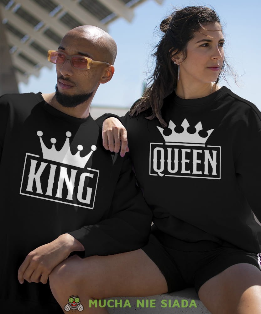 King Queen Korona - Bluzy dla par unisex