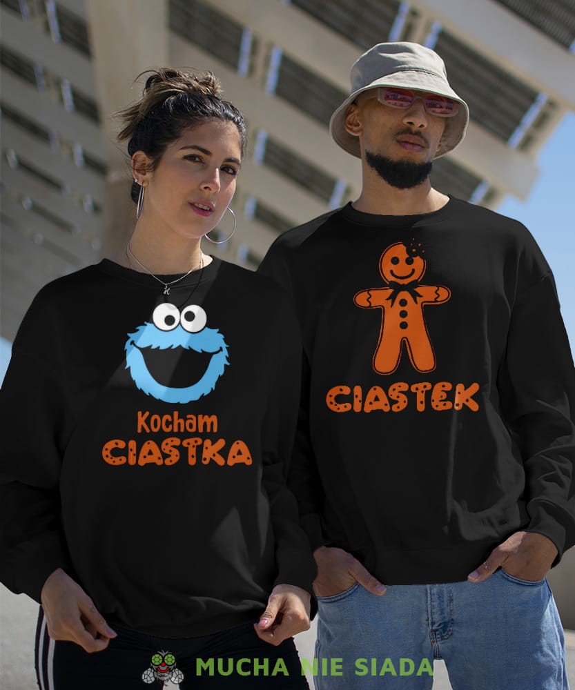 Ciastek Kocham mojego ciastka - Bluzy dla par unisex