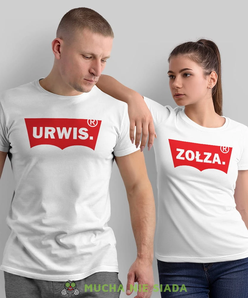 Urwis Zołza, białe koszulki dla par, dla męża, dla żony, dla chłopaka, dla dziewczyny, dla zakochanych, dla par, walentynki, fajne koszulki, t-shirty dla par, mucha nie siada, mns.jpg