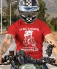 Ja nie chrapię ja śnię że jeżdżę motocyklem, czerwona męska koszulka, koszulka dla motocyklisty, koszulki na motocykl, koszulka na motocykl, męska koszulka na motocykl na prezent dla miłośnika motocykli.jpg