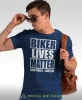 Biker lives matter look twice save life, granatowa męska koszulka, koszulka dla motocyklisty, koszulki na motocykl, koszulka na motocykl, męska koszulka na motocykl na prezent dla miłośnika motocykli.webp