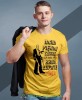 Mam piękną córkę ale mam też broń łopatę i alibi koszulka dla taty żółta