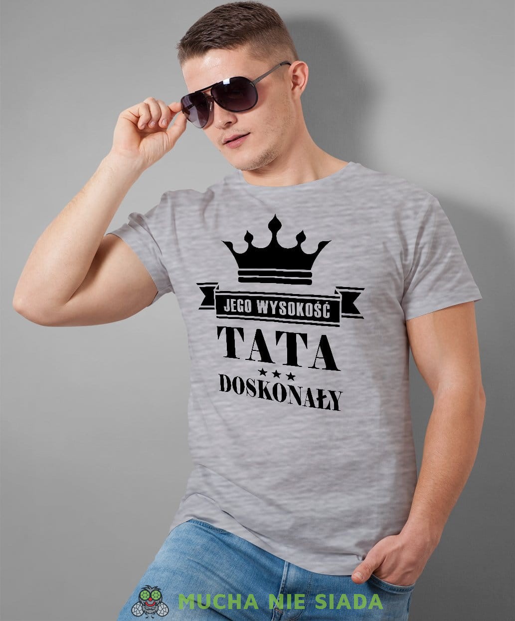 Koszulka Dla Taty - Jego wysokość tata doskonały - Na dzień ojca lub urodziny męska koszulka