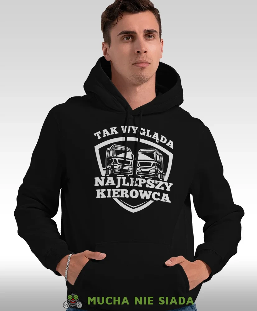 Męska bluza z kapturem - Tak wygląda najlepszy kierowca