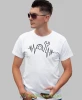 Mechanik linia życia, biała męska koszulka, prezent dla mechanika, koszulka z nadrukiem dla mechanika, koszulka dla mechanika, koszulki dla mechanika, mucha niesiada, mns.webp
