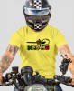 EKG motocyklisty, żółta męska koszulka, koszulka dla motocyklisty, koszulki na motocykl, koszulka na motocykl, męska koszulka na motocykl na prezent dla miłośnika motocykli.jpg