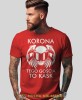 Korona tego gościa to kask, czerwona męska koszulka, koszulka dla motocyklisty, koszulki na motocykl, koszulka na motocykl, męska koszulka na motocykl na prezent dla miłośnika motocykli.jpg
