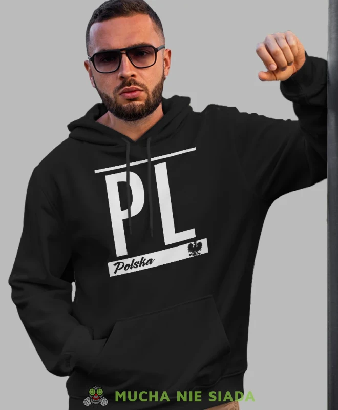 PL Polska Orzeł Polski, męska bluza z kapturem, bluza patriotyczna, bluzy z grafiką patriotyczną, dla mężczyzny, bluzay patriotyczne, bluza Polska, bluzy patriotyczne z kapturem.webp