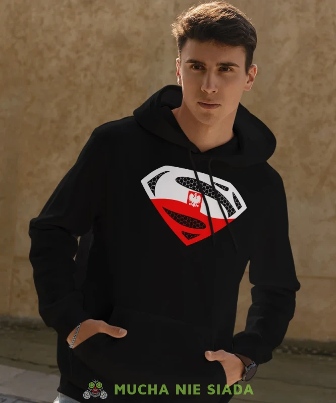 Super Polska, Orzeł Polski, męska bluza z kapturem, bluza patriotyczna, bluzy z grafiką patriotyczną, dla mężczyzny, bluzay patriotyczne, bluza Polska, bluzy patriotyczne z kapturem.webp
