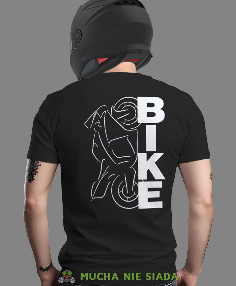Bike Motocykl, czarna męska koszulka, koszulka dla motocyklisty, koszulki na motocykl, koszulka na motocykl, męska koszulka na motocykl na prezent dla miłośnika motocykli.jpg