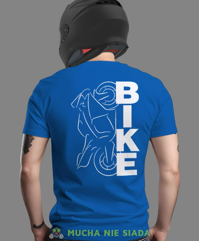 Bike Motocykl, niebieska męska koszulka, koszulka dla motocyklisty, koszulki na motocykl, koszulka na motocykl, męska koszulka na motocykl na prezent dla miłośnika motocykli.jpg