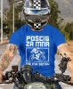 Pościg za mną nie ma sensu, niebieska męska koszulka, koszulka dla motocyklisty, koszulki na motocykl, koszulka na motocykl, męska koszulka na motocykl na prezent dla .webp