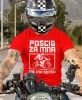 Pościg za mną nie ma sensu, czerwona męska koszulka, koszulka dla motocyklisty, koszulki na motocykl, koszulka na motocykl, męska koszulka na motocykl na prezent dla m.webp