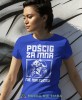 Pościg za mną nie ma sensu, niebieska damska koszulka, koszulka motocyklowa, dla motocyklistki, koszulka na motocykl, dla miłośniczki motocykli, mucha nie siada.jpg