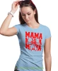 Mama kokarda, jasnoniebieska koszulka dla mamy, prezent dla mamy, koszulki na dzień matki, koszulki z hasłem dla mamy, personalizowana koszulka dla mamy, oryginalne koszulki na dzień matki, t-shirt dla mamy, mucha ni.webp