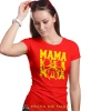 Mama kokarda, czerwona koszulka dla mamy, prezent dla mamy, koszulki na dzień matki, koszulki z hasłem dla mamy, personalizowana koszulka dla mamy, oryginalne koszulki na dzień matki, t-shirt dla mamy, mucha nie siad.webp