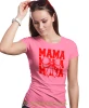 Mama kokarda, różowa koszulka dla mamy, prezent dla mamy, koszulki na dzień matki, koszulki z hasłem dla mamy, personalizowana koszulka dla mamy, oryginalne koszulki na dzień matki, t-shirt dla mamy, mucha nie siada.webp