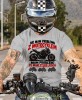 Szary melanż koszulka motocyklowa Nie Mam Problemu z Motocyklem, koszulka dla motocyklisty, prezent moto