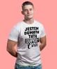 Jestem dumnym tatą super córki - koszulka dla taty biała