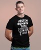 Jestem dumnym tatą super córek - koszulka dla taty czarna