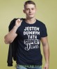 Jestem dumnym tatą super dzieci - koszulka dla taty granatowa