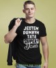 Jestem dumnym tatą super dzieci - koszulka dla taty czarna