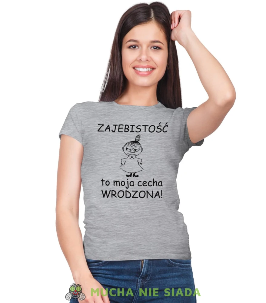 Zajebistość to moja cecha wrodzona Damska koszulka Mała Mi
