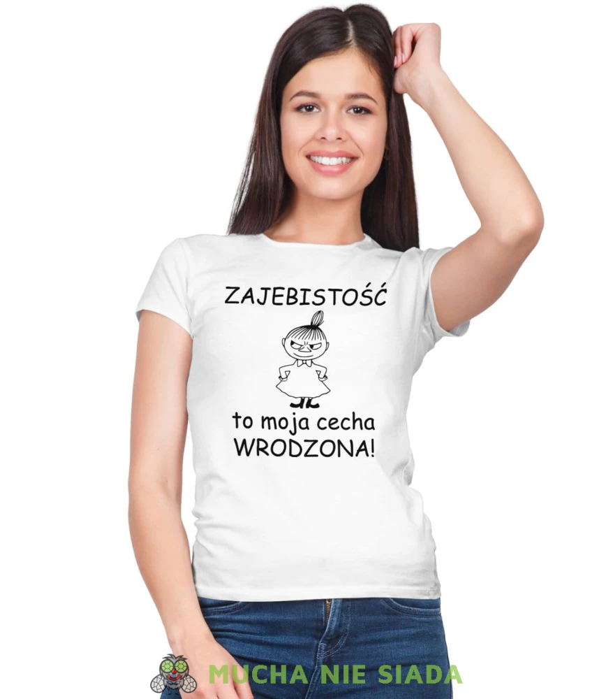 Zajebistość to moja cecha wrodzona Damska koszulka Mała Mi