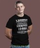 Legendy rodzą się w... urodzony geniusz Koszulka urodzinowa czarna