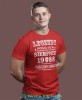 Legendy rodzą się w... urodzony geniusz Koszulka urodzinowa czerwona
