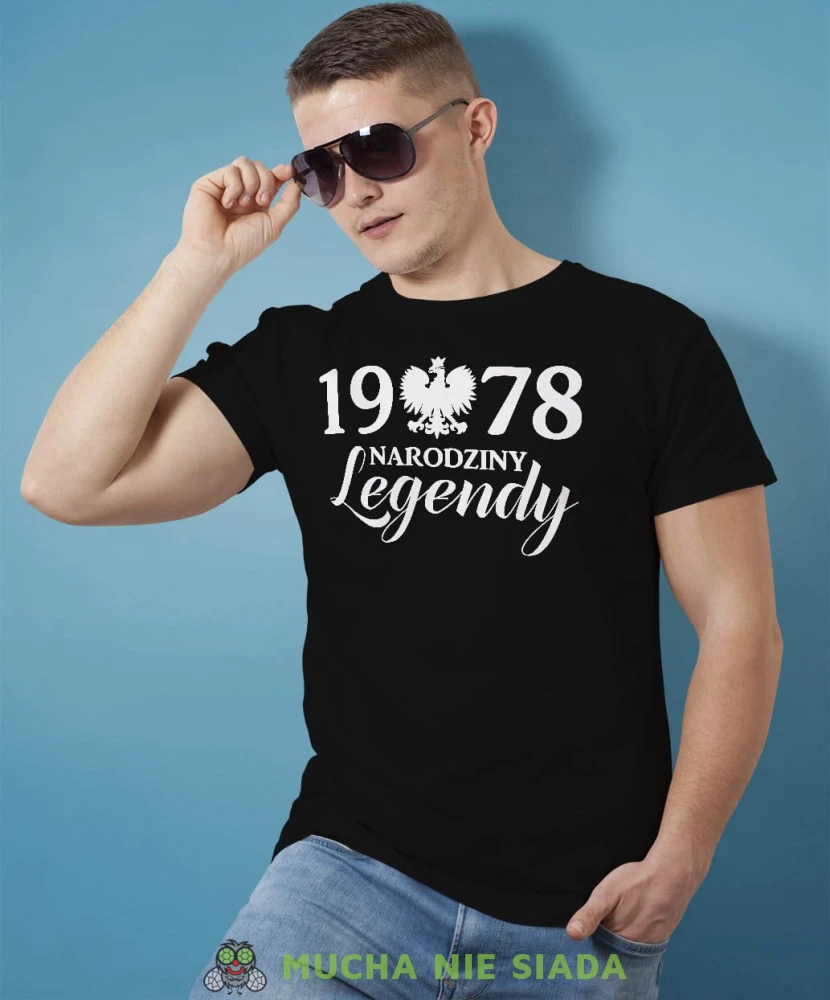 Narodziny legendy Orzeł Polski Koszulka Urodzinowa czarna