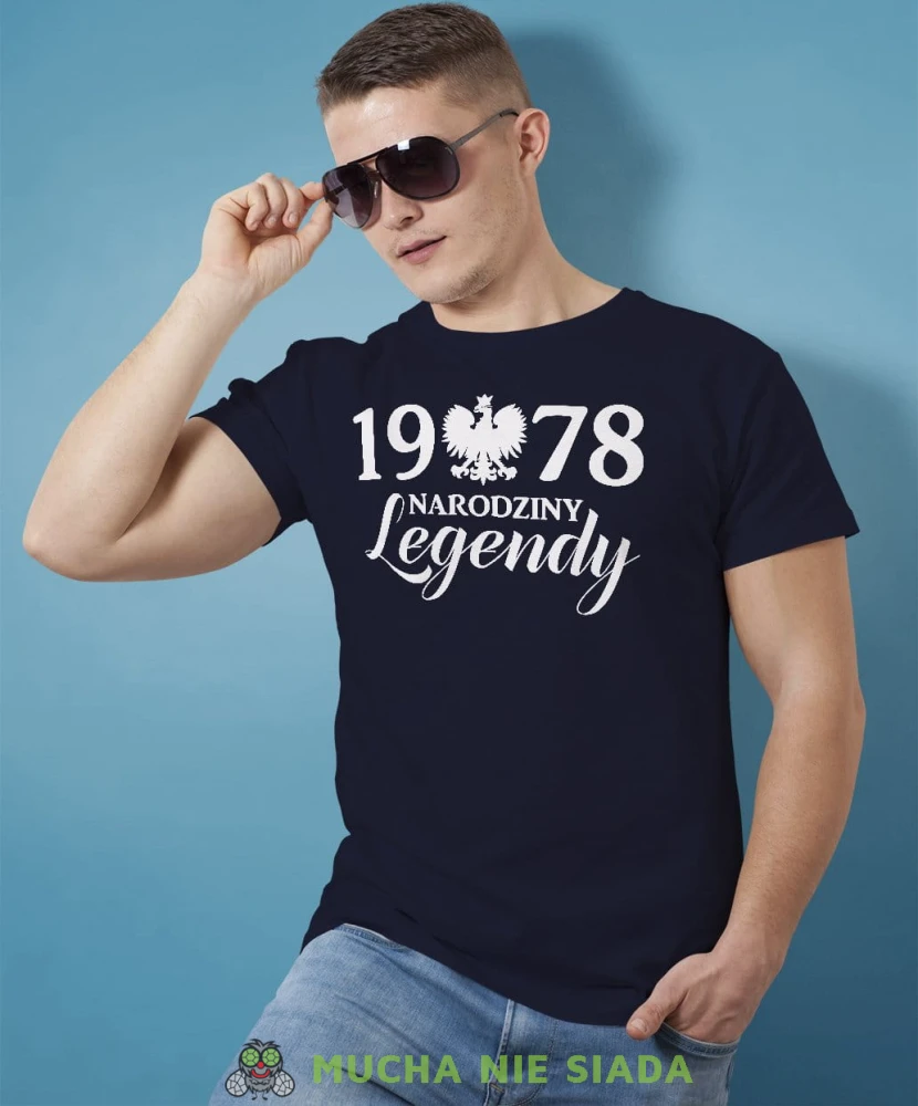 Narodziny legendy Orzeł Polski Koszulka Urodzinowa granatowa