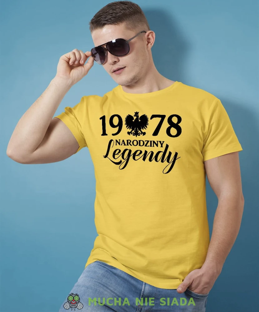 Narodziny legendy Orzeł Polski Koszulka Urodzinowa żółta