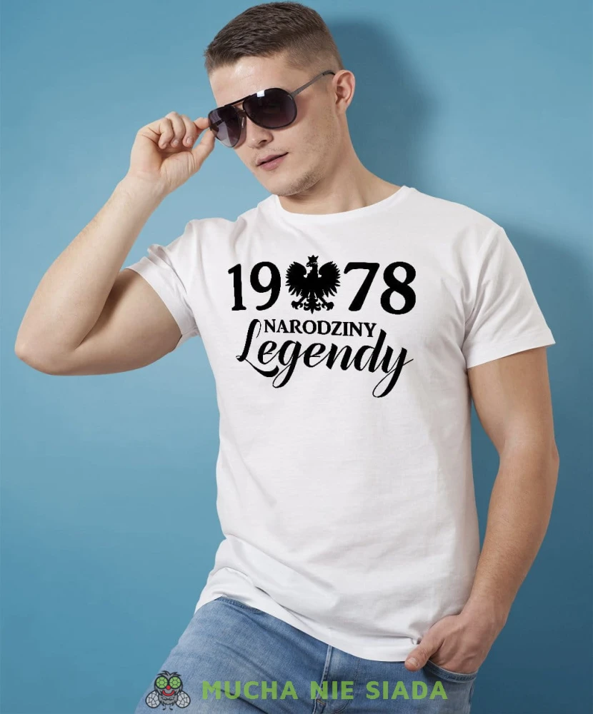 Narodziny legendy Orzeł Polski Koszulka Urodzinowa biała