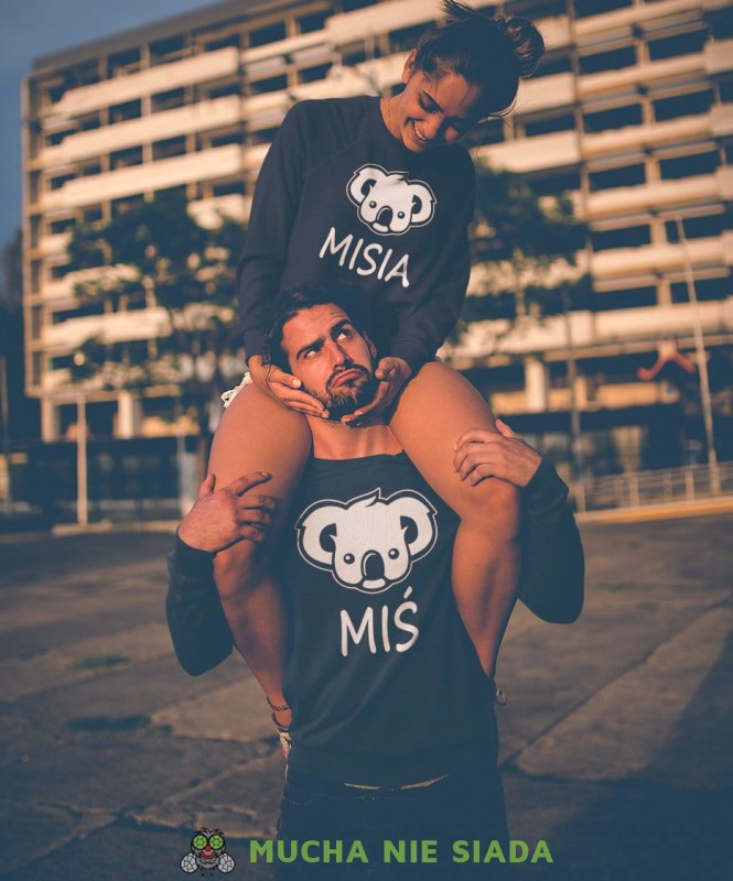 MIŚ MISIA Bluzy dla par unisex