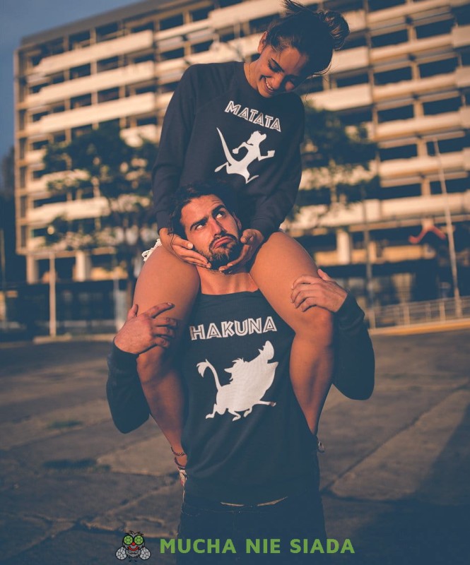 Hakuna Matata Bluzy dla par unisex