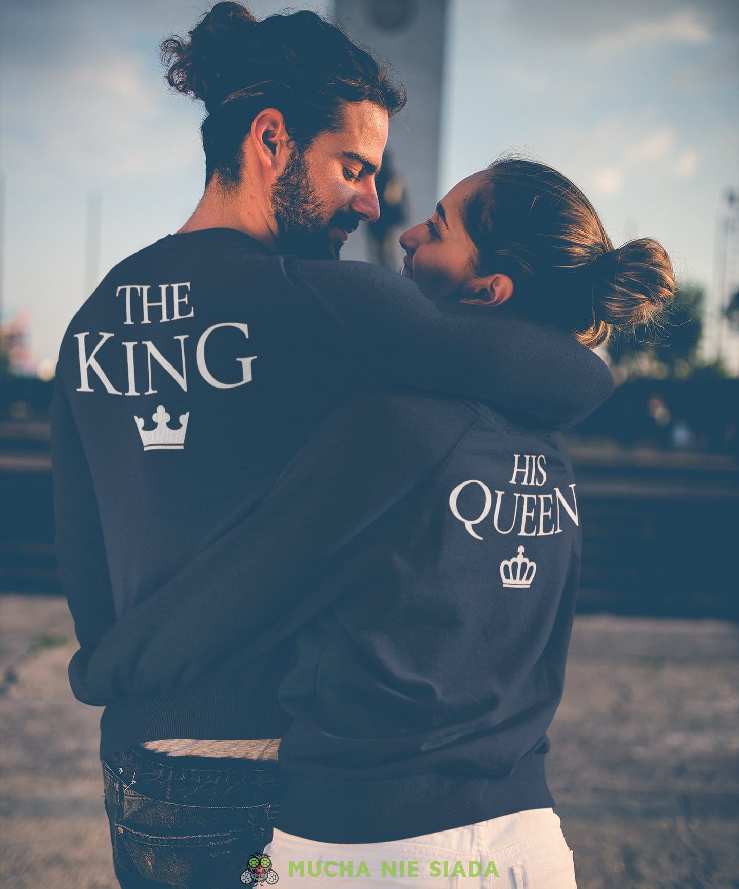 The King His Queen Bluzy dla par unisex