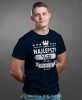 Najlepszy tata na całym świecie koszulka dla taty granatowa