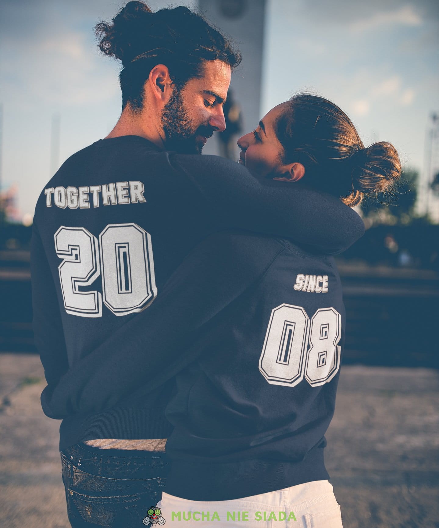 TOGETHER SINCE Bluzy dla par unisex
