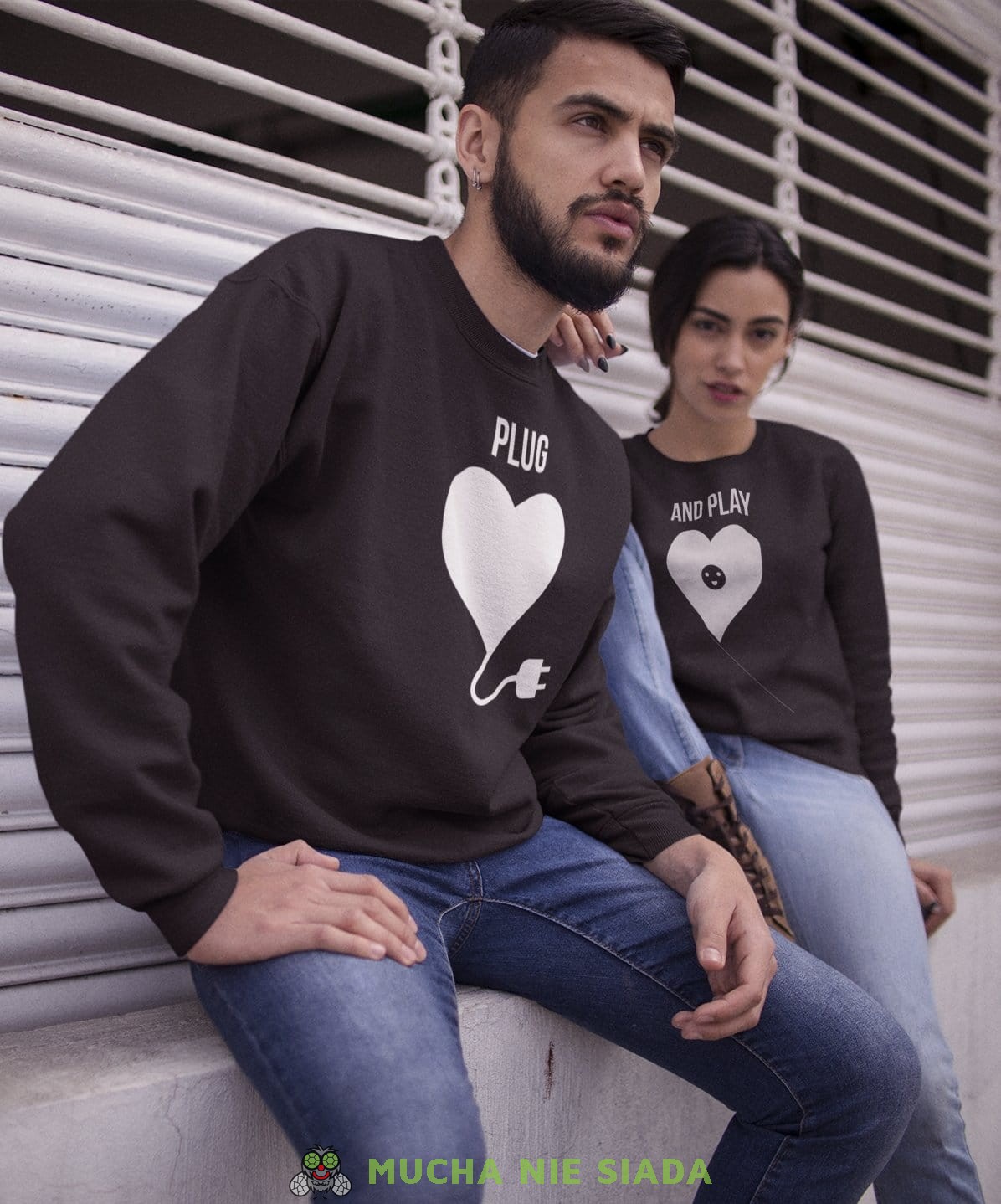 PLUG AND PLAY Bluzy dla par unisex