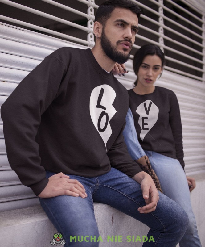 LO VE SERCE Bluzy dla par unisex