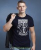 Prawdziwe legendy rodzą się... Męska koszulka urodzinowa granatowa