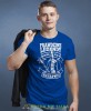 Prawdziwe legendy rodzą się... Męska koszulka urodzinowa niebieska