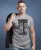 Prawdziwe legendy rodzą się... Męska koszulka urodzinowa szara