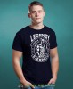 Legendy rodzą się... Męska koszulka urodzinowa granatowa