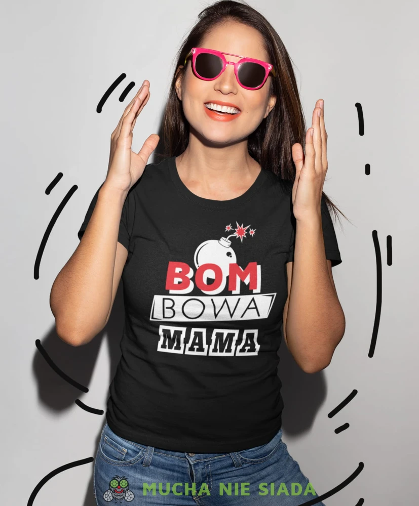 bombowa mama czarna koszulka.jpg